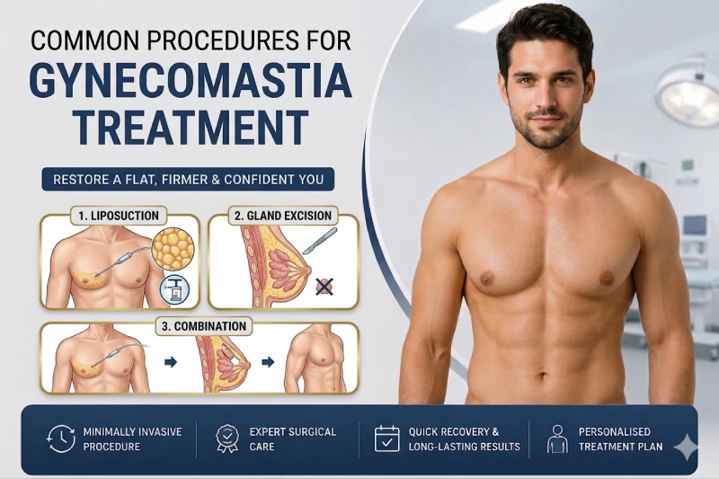 Common Procedures for Gynecomastia Treatment