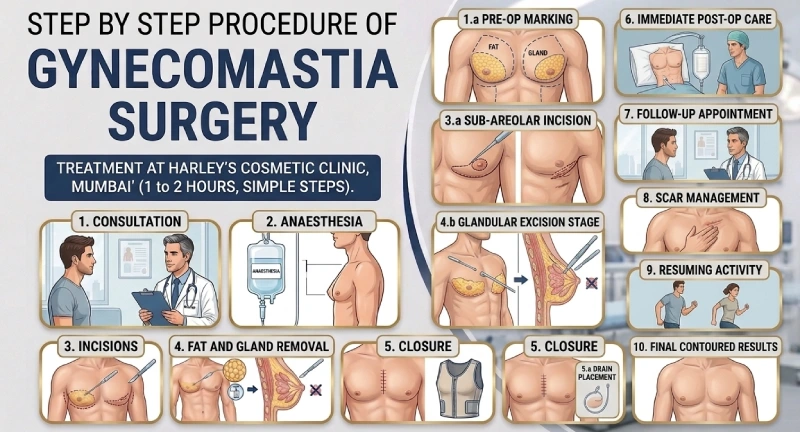 Step By Step Procedure of Gynecomastia Surgery