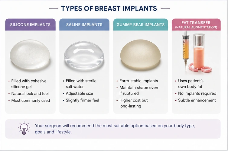 Types of Breast Implants